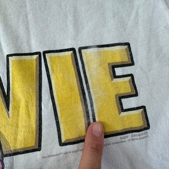 The Simpsons Movie Mens Size XL T-Shirt XL Hanes Heavyweight White 100% Cotton - Picture 6 of 8